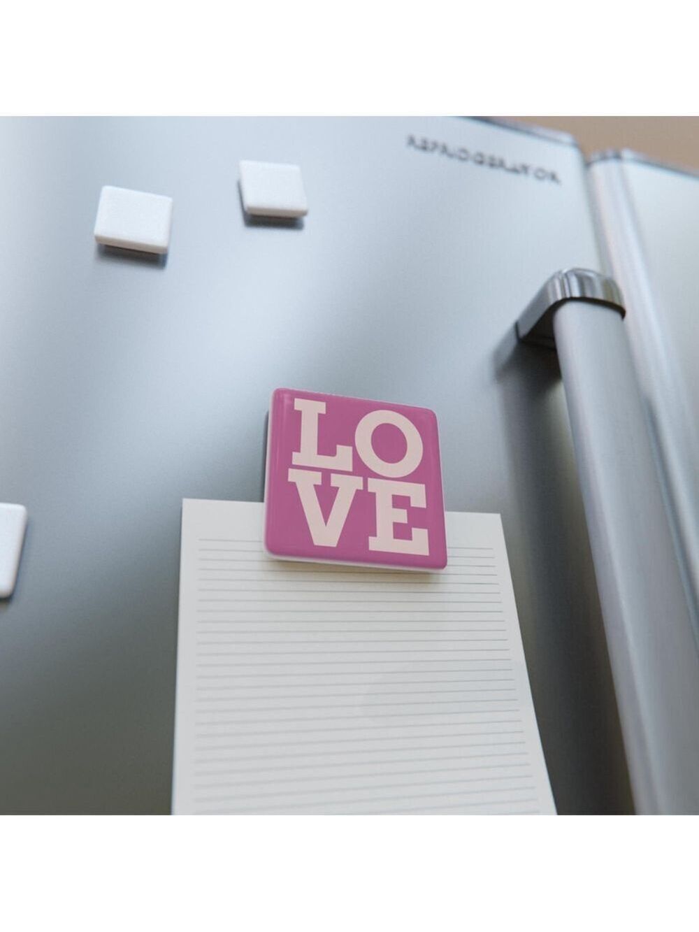 Porcelain Love Square Magnet - Picture 4 of 4